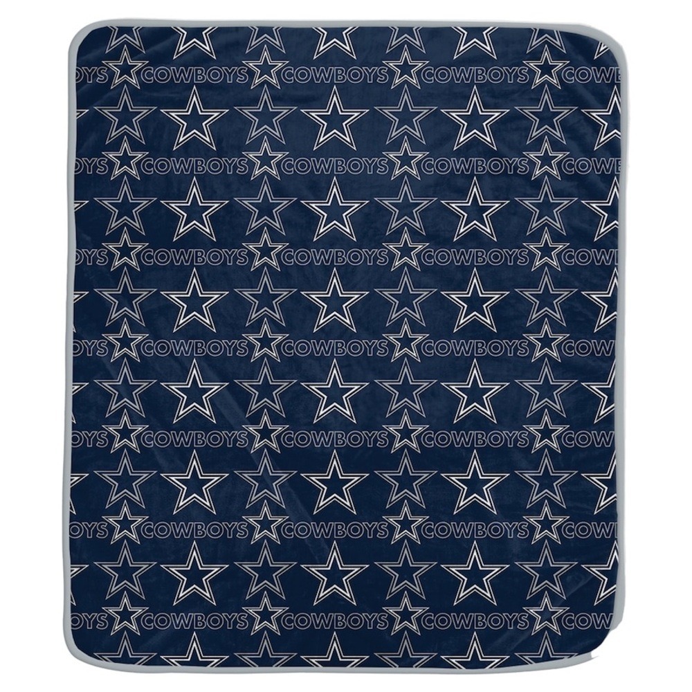 Dallas Cowboys NFL Super Plush Throw Blanket Pegasus Sports 50x60 Navy Blue Star